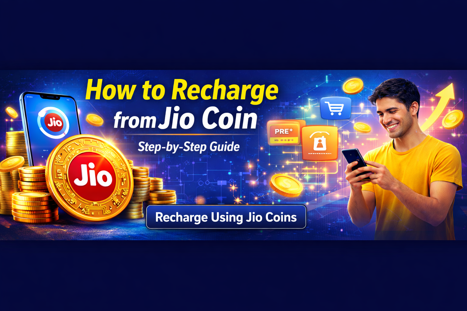 How to Recharge from Jio Coin