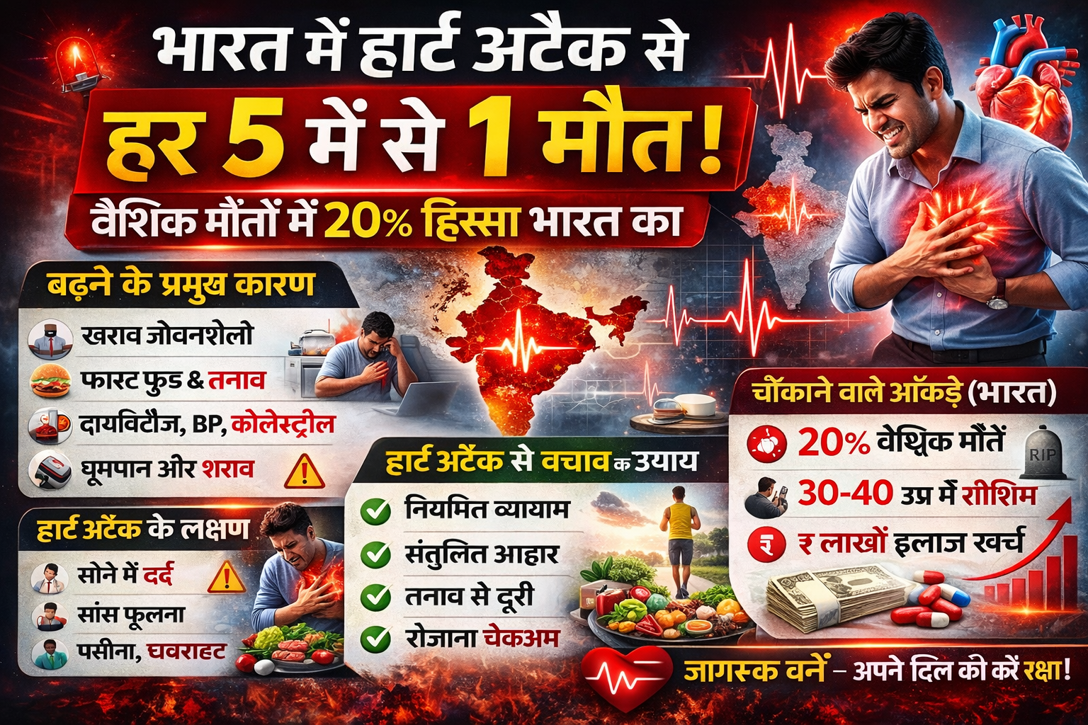 India Heart Attack Crisis