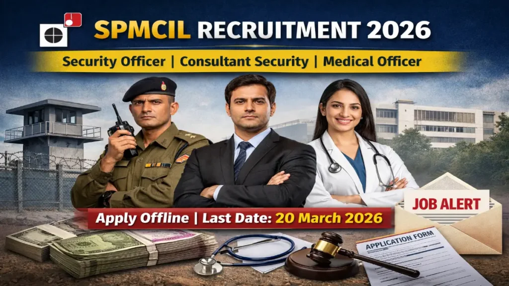 SPMCIL Security Officer Consultant Recruitment 2026 dksingh