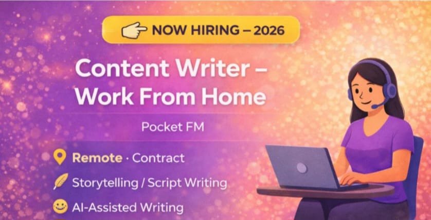 Content Writing Job 2026