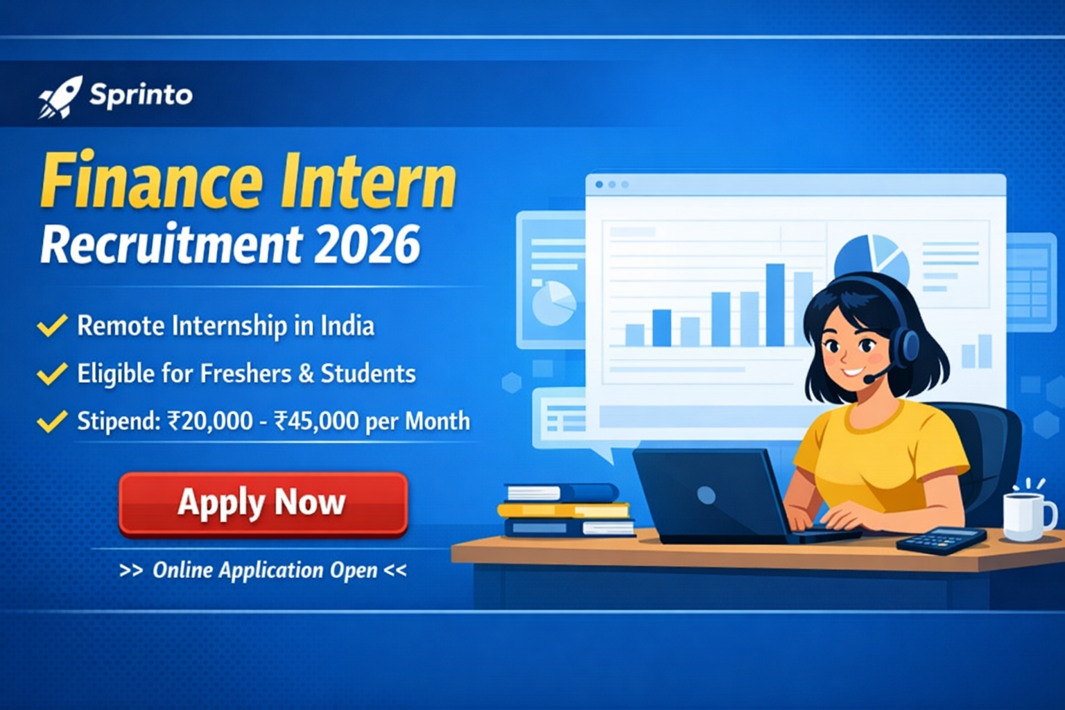 Sprinto Finance Intern Recruitment 2026